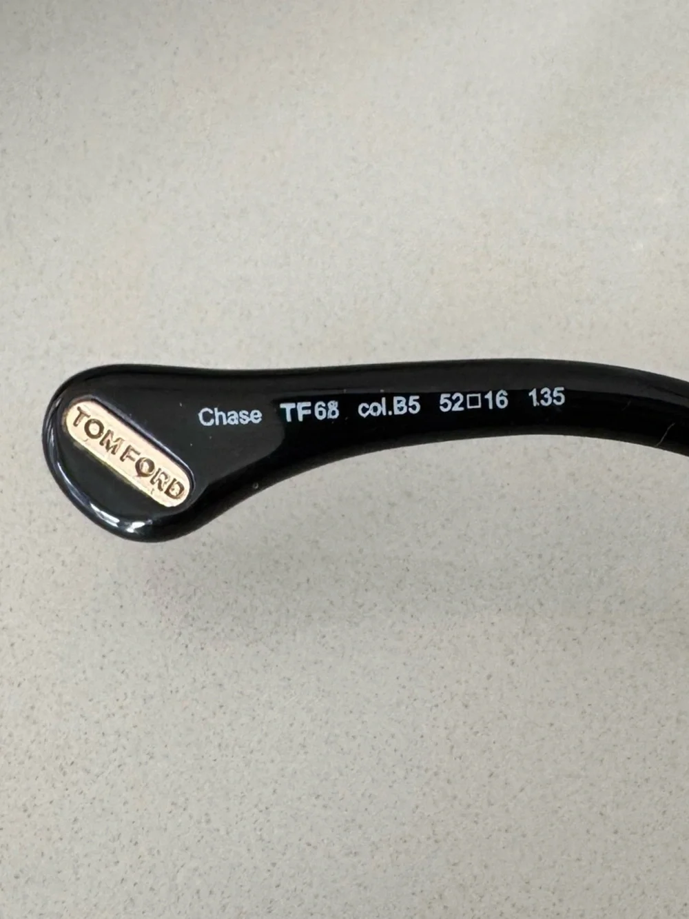 TOM FORD Sunglasses Chase TF68 B5  Sunglasses Woman Black Grey